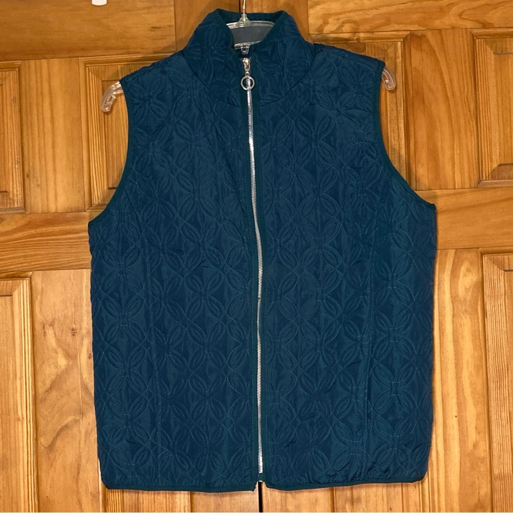 NWOT Architect Vintage 90s Quilted Lined Vest Green Size L Large